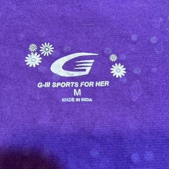 COLORADO ROCKIES Purple w/ Rhinestone Bling Tank Top Size M - Picture 7 of 9